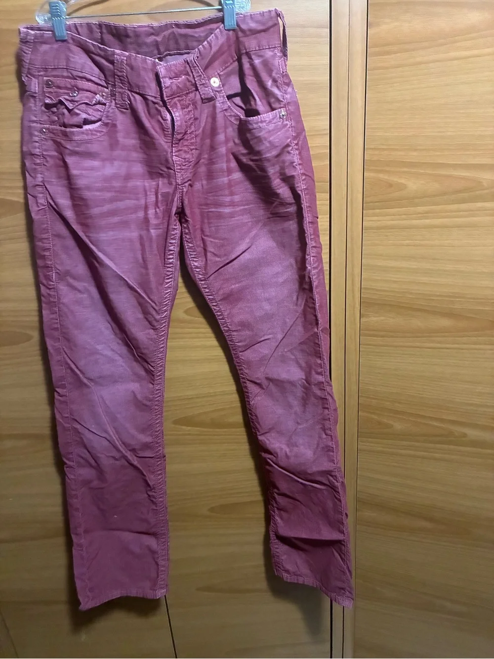 True Religion Women's Wine Skinny Jeans
